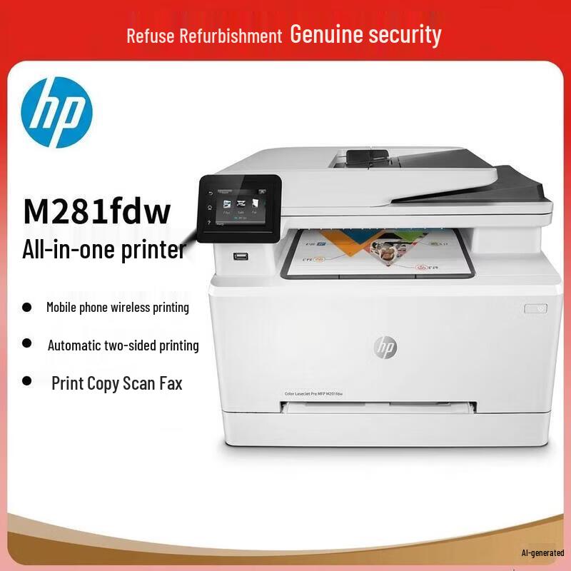 HP Color LaserJet Pro MFP M281fdw All-in-One Printer CN Plug (adapter Included)