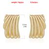 Fashion Gold Square Geometric Pendant Earrings for Women Elegant Earrings Jewelry