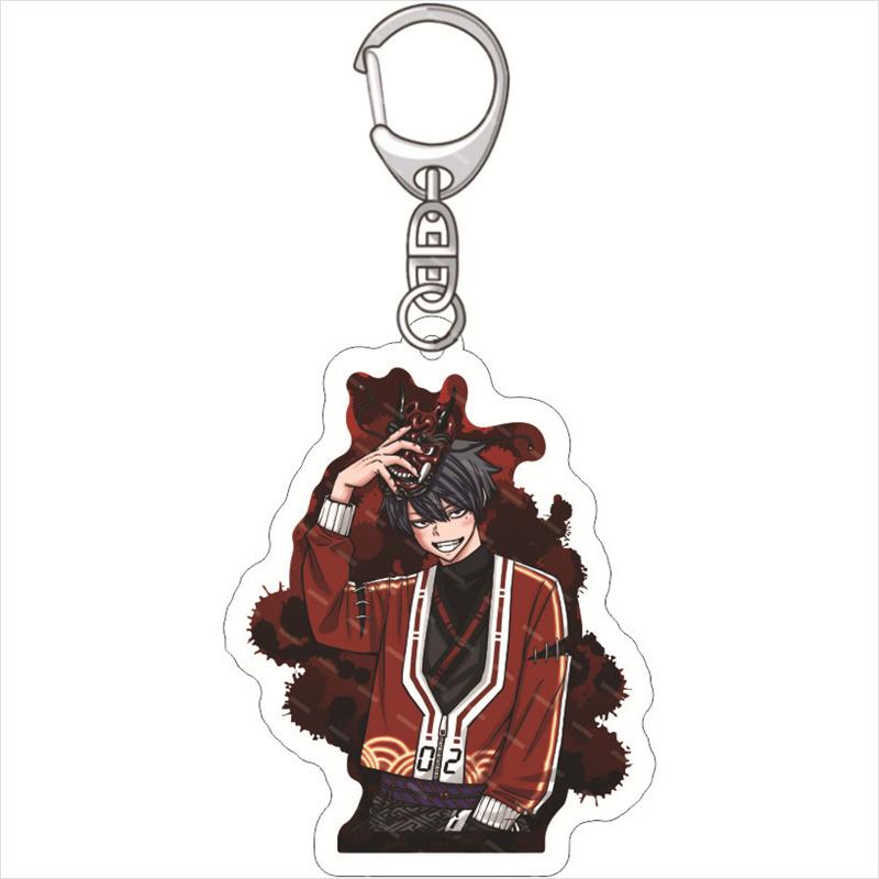 Manga Tougen Anki Acryl Schlüsselanhänger Figur Ikari Yaoroshi Shiki Ichinose Naito Mudano Cosplay Kostüm Schlüsselanhänger Rucksack Anhänger
