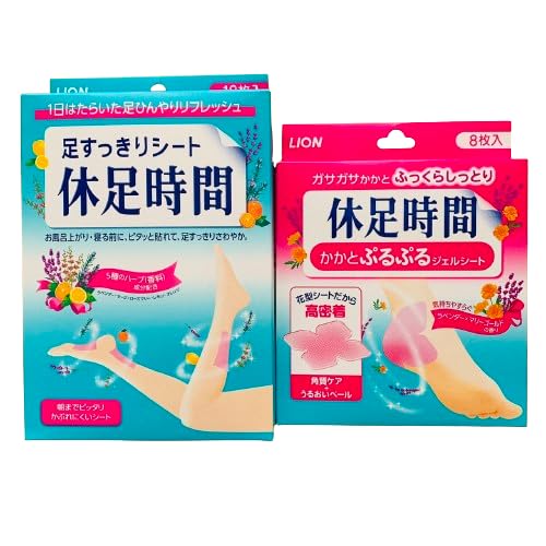 SK Foot Refreshing Sheets (18 sheets, 6 sheets x 3 packs) + Heel Gel Sheets (8 sheets, 4 sheets x 2 packs), 1 box each