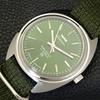 INDIAN VINTAGE HMT KOHINOOR HAND-WINDING MENS GREEN COLOR DIAL WATCH A441049-4 HT-a441049