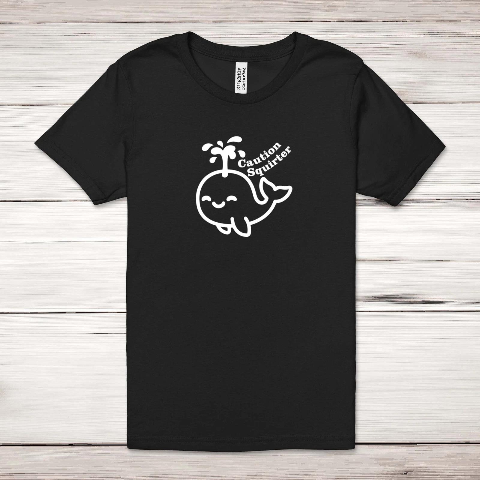 

Caution Squirter Adult T-Shirt 4XL