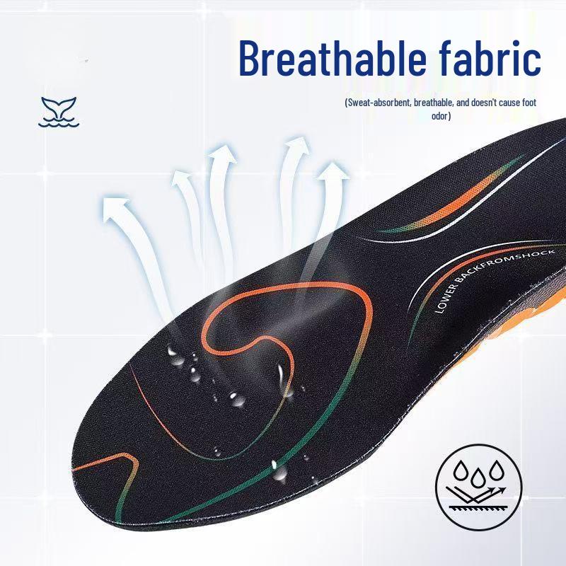 Whale Sport Insole: Arch Support, Shock Absorption, Breathable Cushioning for Long-Lasting Comfort