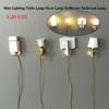 Mini Lighting Table Lamp Plastic Dollhouse Bedroom Lamp High Quality Floor Lamp Children Gift