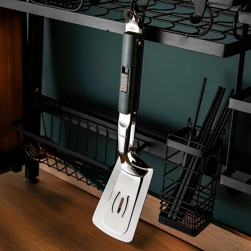 1PC Stainless Steel Steak Clip Pancake Barbecue Spatula Clip BBQ Tongs Frying Fish Spatula Clip Bread Home Kitchen Tool