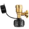 SHGO-Propane Tank Gauge For RV Camper, For 5-40LB Tanks, Ideal For Heaters, Grills, QCC1/Type 1 Connections