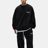 Fear of God Essentials Fleece-Rundhals-Pullover II Schwarz Herren Oberteile 192HO246260F