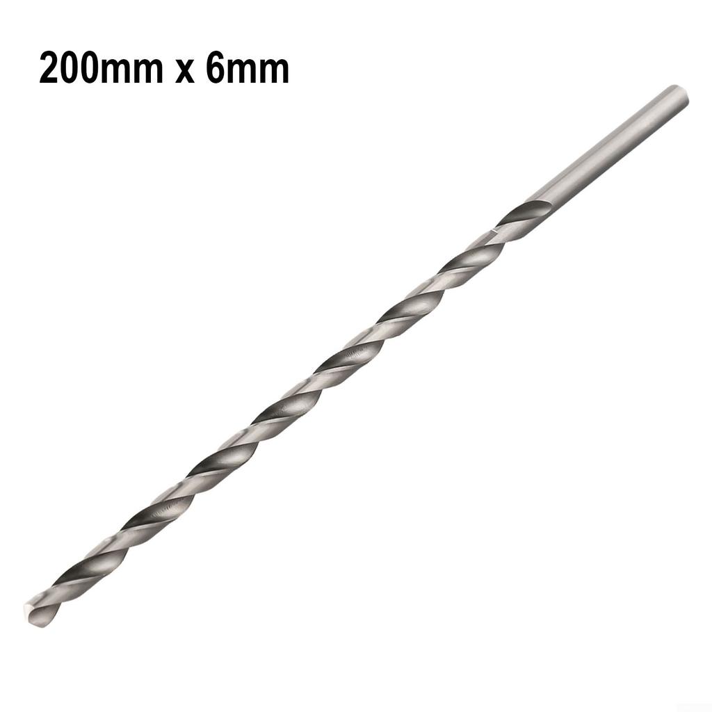Drill Bits 2-10mm 200mm Extra Long High Abrasion Resistance High Speed Steel