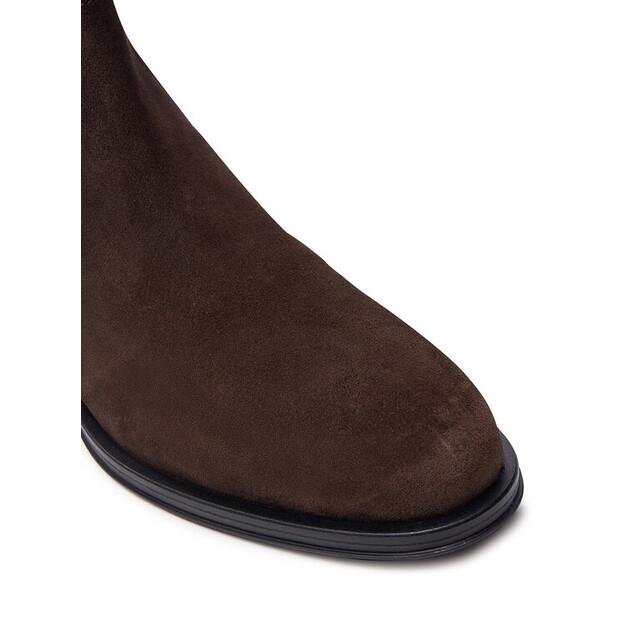 Ботинки челси Tommy Hilfiger Core Rwb, замшевые ботильоны Hilfiger FM0FM04757, коричневые