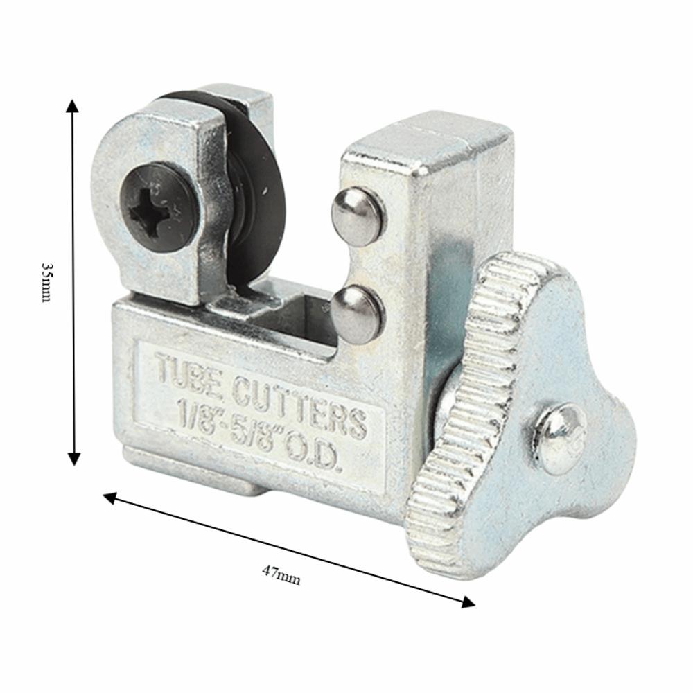 Cortador de Tubos de Liga Serve para 1/8" a 5/8" OD Mini Cortador de Tubos de Cobre Cortador de Tubos Durável Oficina Mecânica