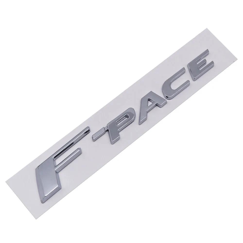ABS Car Trunk Whole Body Badge Sticker for F-PACE E-PACE F-TYPE XJS XJ8 XF X260 XE XEL XFL Rear Emblem Decal Accessories