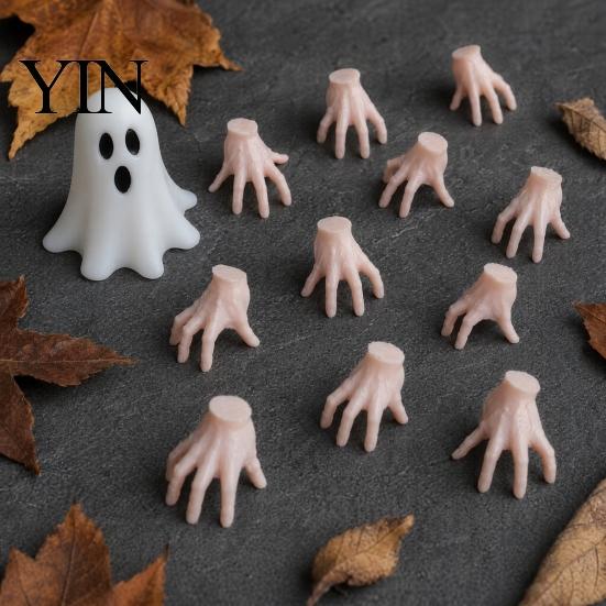 Creepy Atmosphere Accessories Halloween Mini Crawling Hand Ornaments, Realistic Palm Decor Props, Spooky Ornaments Scary Tabletop Horror Accents