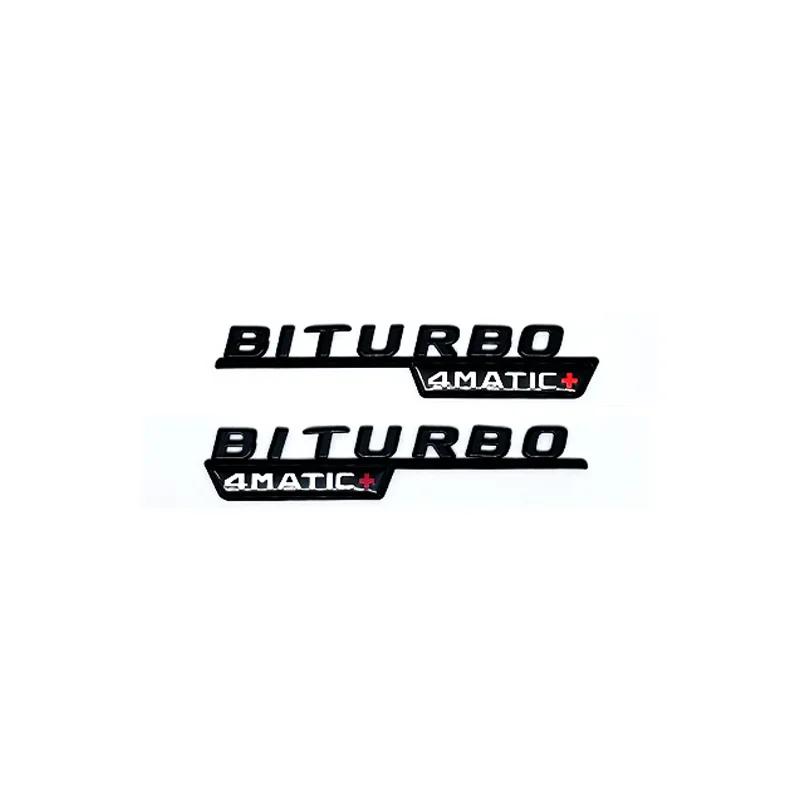 BITURBO 4MATIC Plus Adhesive Emblem for C43 E43 GLE43 GLC43 W205 W213 Car Bumpers Accessories A