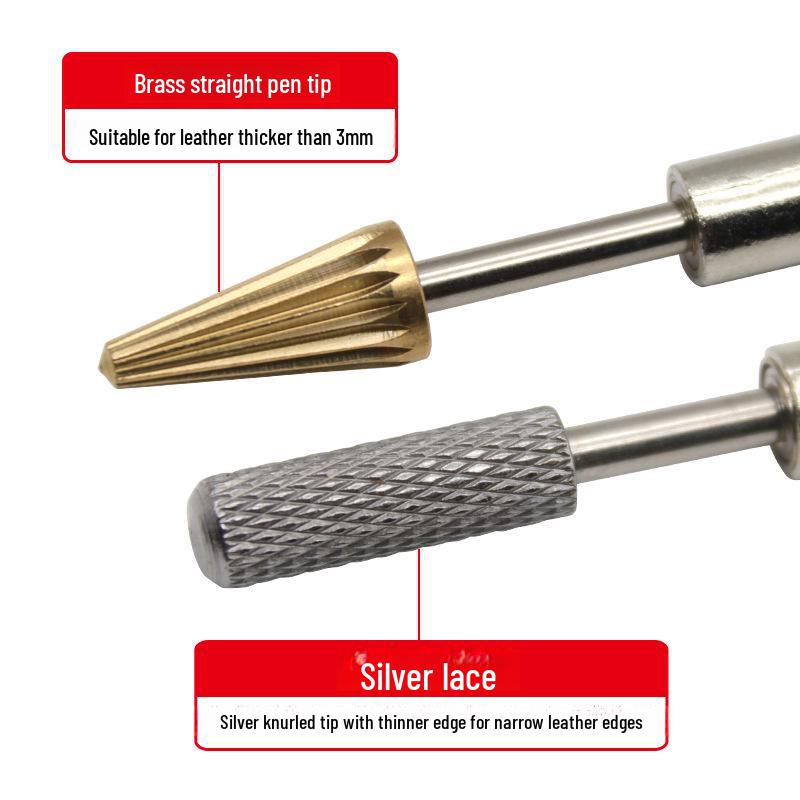 Dual-Purpose Edge Sealing Pen for Leather Crafting