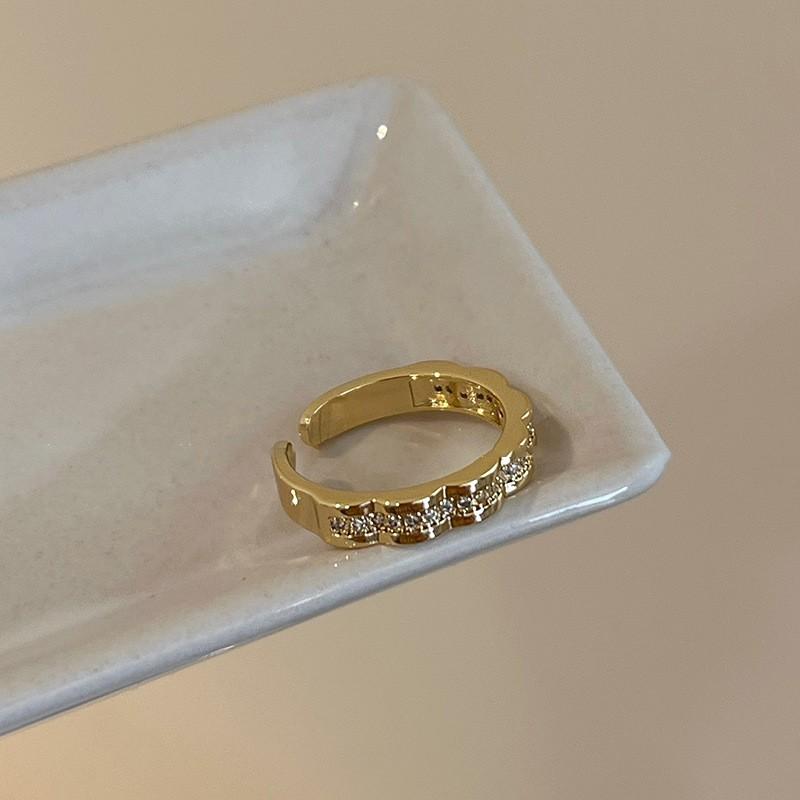 Stunning Glacier Mint Blue Enamel Ring Featuring Unique Floral Design For Women