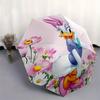 1pc Daisy Duck Automatic Opening and Closing Folding - A Good Choice for Gifts, Fashionable and Convenient Umbrella With Cute Cartoon Charac