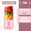 Mini 300ml Fruit Juicer One Button USB Rechargeable Juice Cup Student Sports Portable Blender