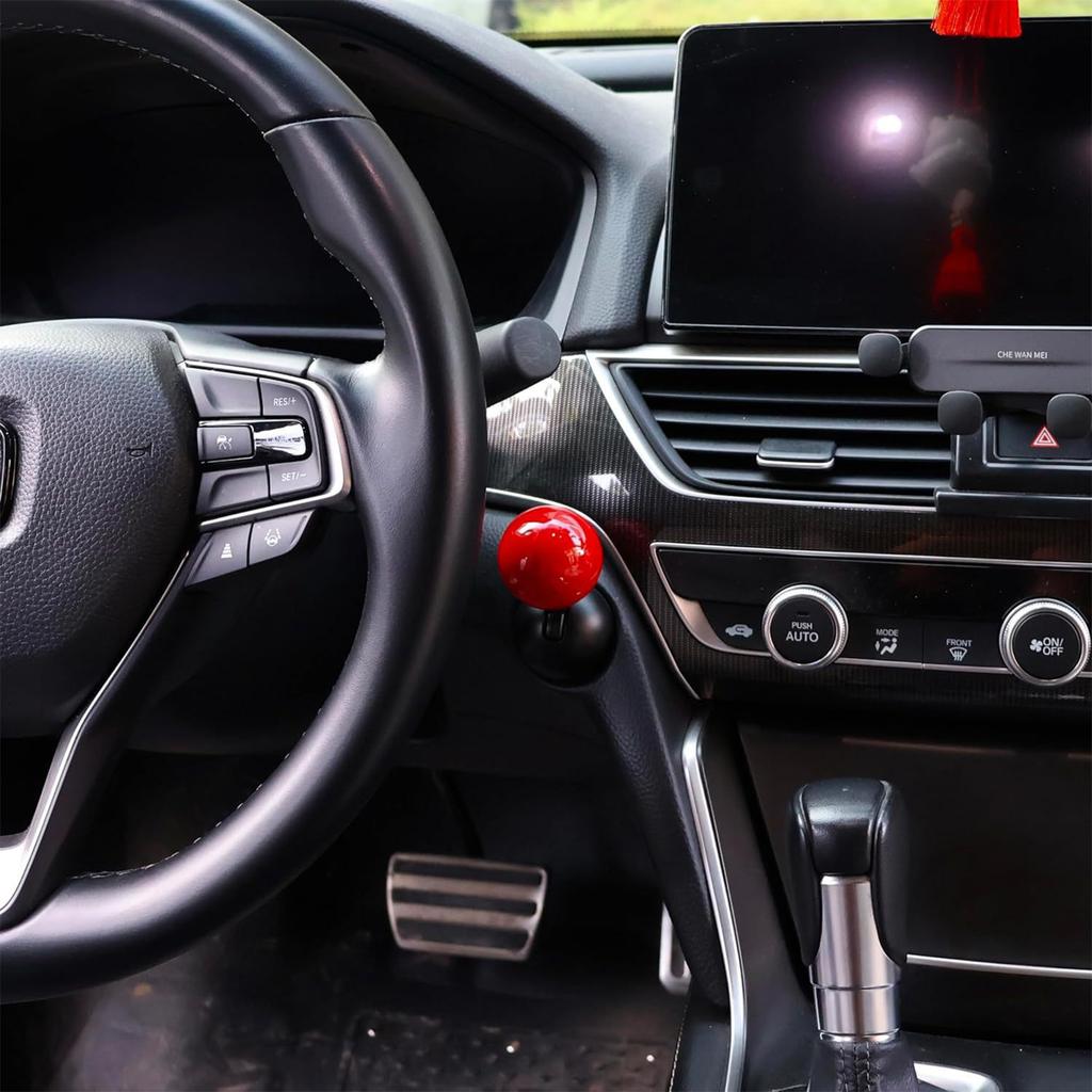 Auto-Druck-Startknopf Wippschalter Vollmetall Kugelstange Joystick Geeignet für Computer-Ein-/Ausschalter