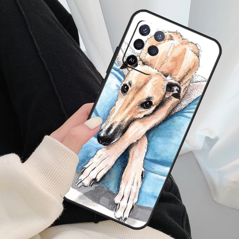 Greyhound Phone Case For OPPO A5 A9 2020 A31 A53 A53S A1K A15 A16 A52 A72 A83 A91 A93 A54 A74 A94