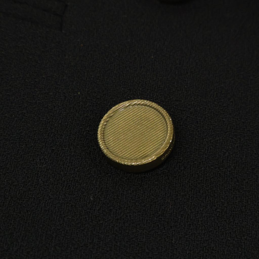Saint Laurent Paris [Excellent Condition/Domestically Authorized] 321520 Eddie Era Gold Button Napoleon Jacket 38 blackUsed