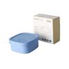 Customizable Silicone Lunch Box with Multiple Capacities, Microwave & Fridge Safe, Perfect for Office Workers & Students