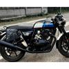 2 Bag SET Royal Enfield Leather Saddle Pannier Bags Black 2 Bags