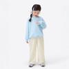 Girl's Lace Hem Casual Long Pants