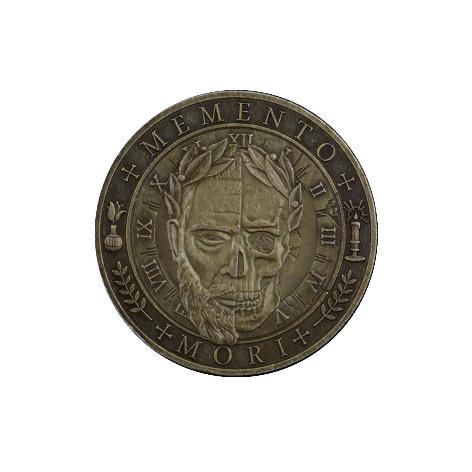 

Памятная монета - Стоический подарок-напоминание - Мотивационные карманные жетоны для мужчин и женщин One Size