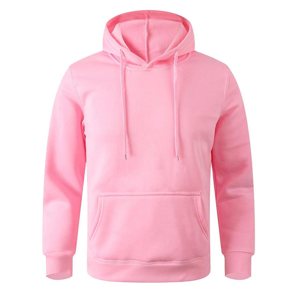 Men's Loose Fit Ultra Soft Fleece Pullover Hooded Sweatshirt With Pockets