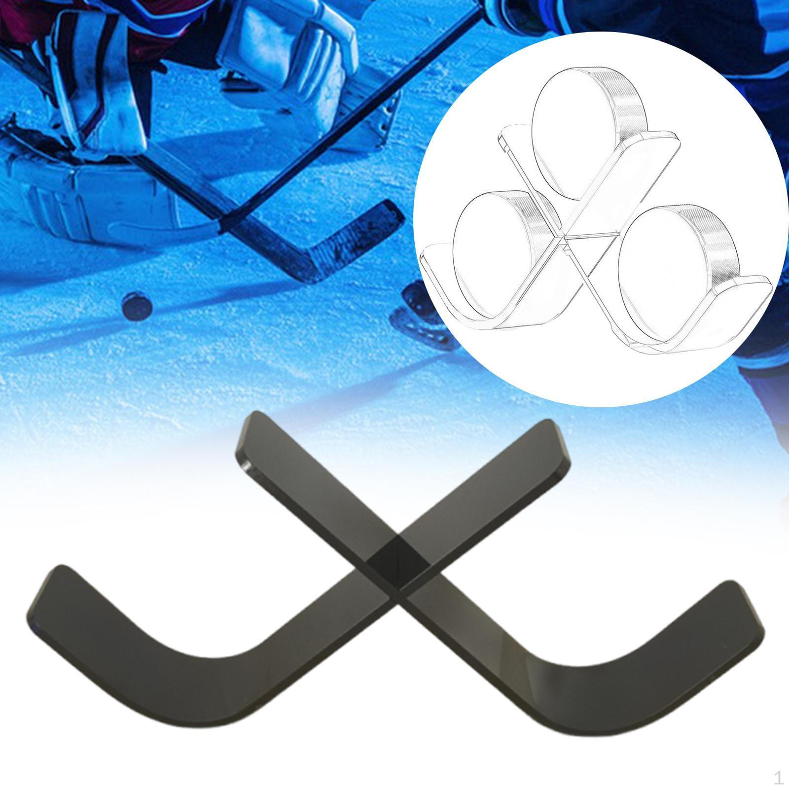 

Подставка для хранения хоккейных шайб, автограф-стенд, стойка для хранения игровых шайб чёрный