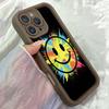 JT189 Colorful Smiley Face for iPhone 17 16 15 14 Pro Max Samsung S26 S25 Ultra A17 A16 A07 A56 A15 A06 Xiaomi 15T Redmi 15c 14C Note 13 Soft TPU Case