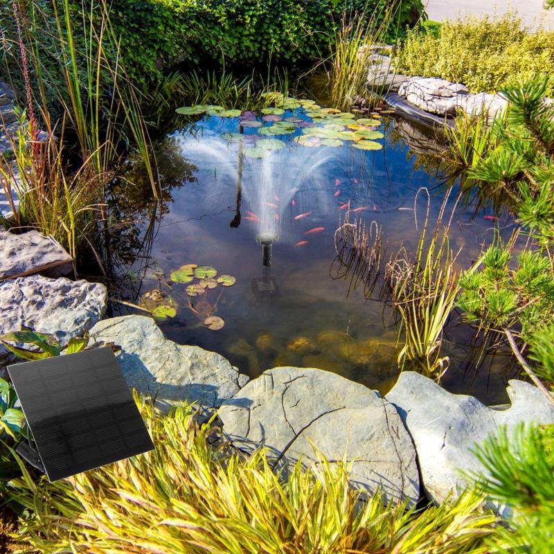 Decoration For A Pond Solar Fountain Pump For A Pond