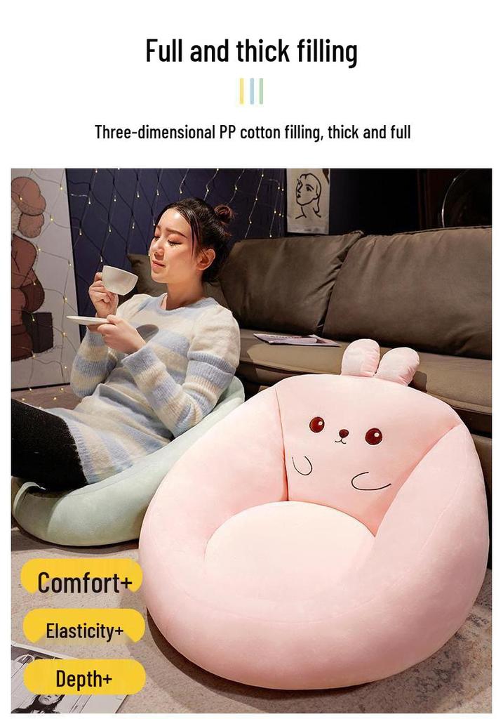 Tatami Floor Cushion with Backrest for Home and Balcony