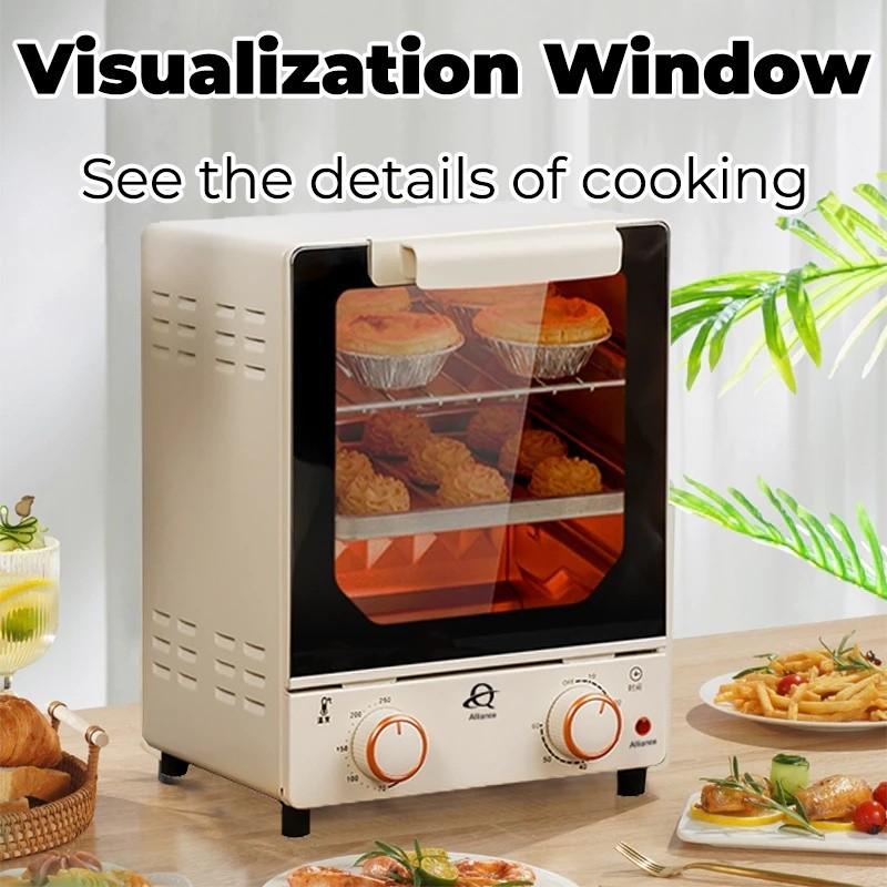 15L Electric Oven For Household Large Capacity Baking And Steaming Double Layer Fully Automatic Household Microwave Oven