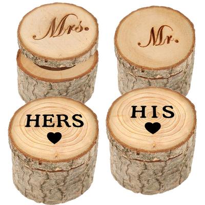 Wooden Ring Box, Hershi Printing, Box, Mr Mrs, Wedding Celebration, Creative Crafts, DIY Gifts, Handicrafts