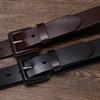 Anti-Allergy Belt Men's Leather Pin Buckle First Layer Cowhide Simple All-Match Business Youth Casual Pants Belt