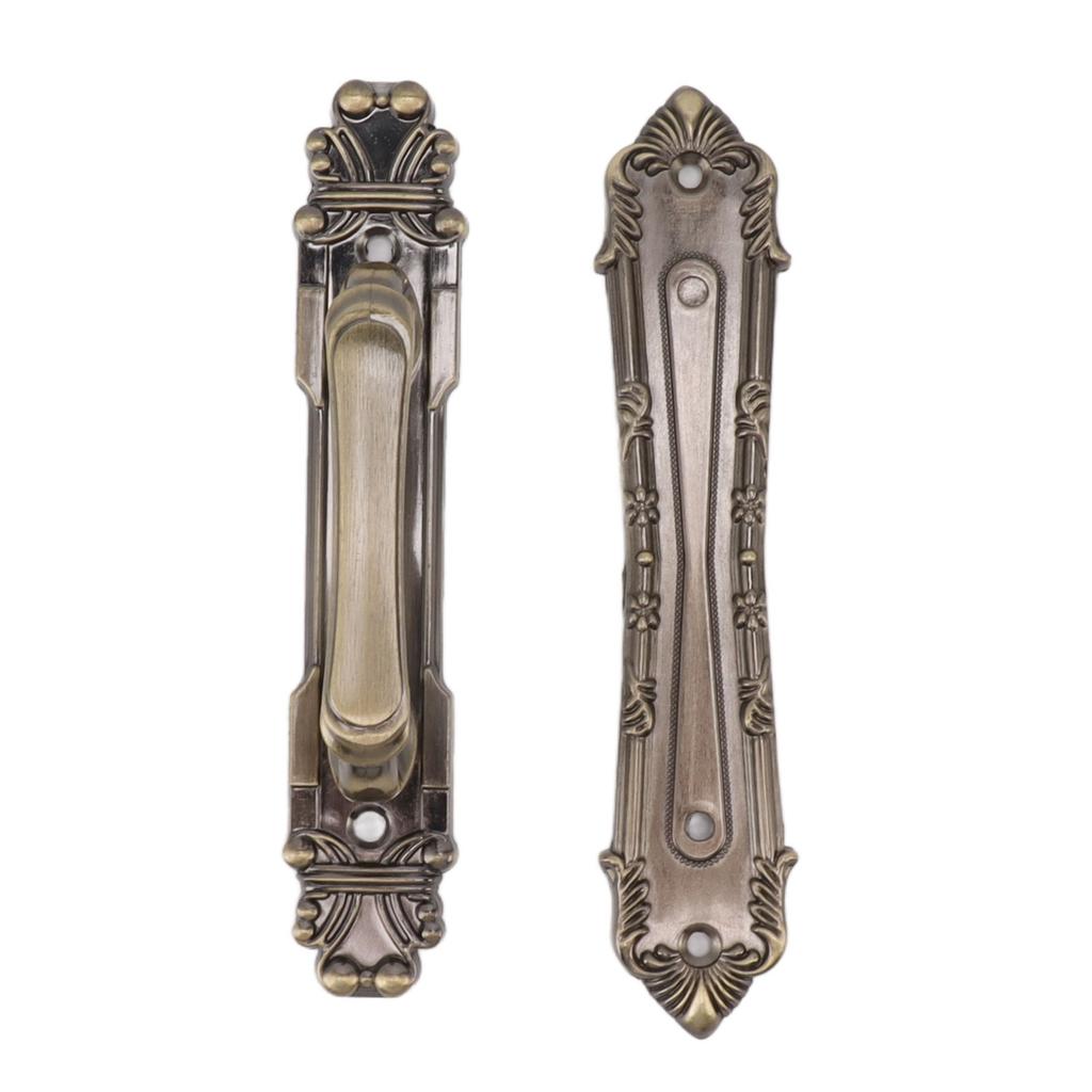 Barn Door Handle Iron Rust Prevention Farmhouse Pulling Handles for Cabinets Closets Drawers Doors Wardrobes Antique