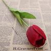 Mini Artificial Tulips Single Stem Real Touch Fake Tulips Silk Cloth Floral for Home Wedding Party Interior Decoration Ornaments