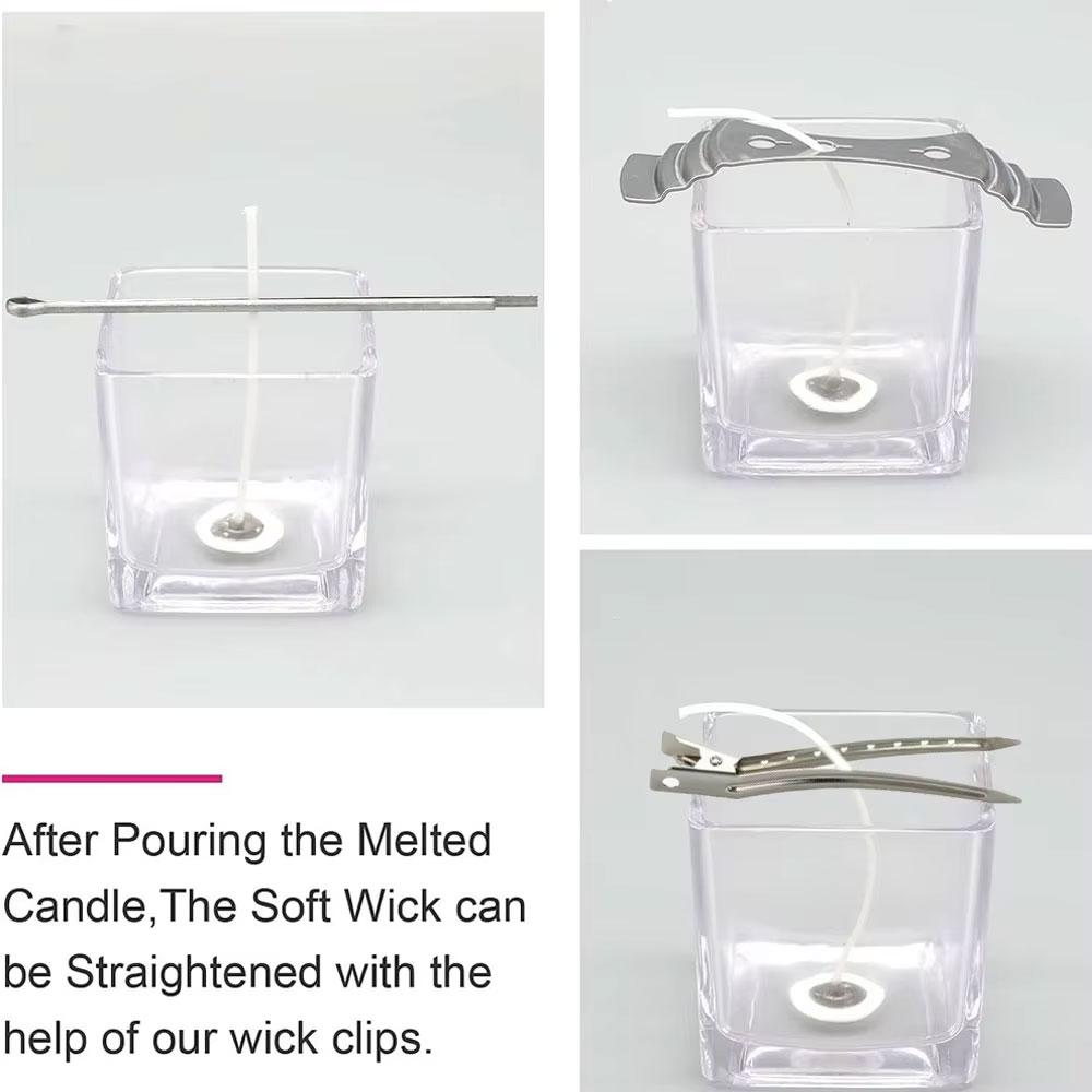 10pcs Candle Wick Clips Candle Making Accessories Wick Centering Device DIY Scented Candle Multi Style Candle Wick Holders