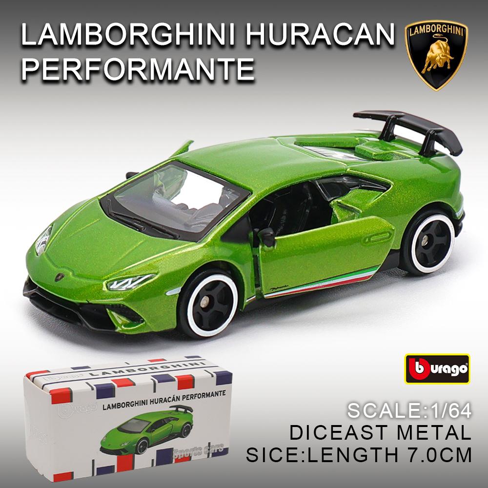 Burago 1:64 golf Porsche 911 Shelby Raventon Mustang Lamborghini Serie da Collezione Modello in Metallo Pressofuso Giocattolo Regalo per Bambini