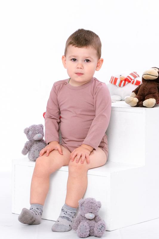 

Боді з довгим рукавом для немовлят – М яка бавовна та легкі застібки-кнопки, На будь-який сезон, 5010-036-4 HC 56 чарівність рожевий колір