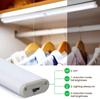 24/40/60 LED USB Rechargeable Under Cabinet Light Wireless Motion Sensor Closet Light Magnetic Strip Kitchen Night Lamp For Room