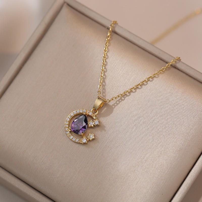 Women's Fashion Heart Pendant Necklace - Elegant, Simple Design, Versatile Clavicle Chain Jewelry