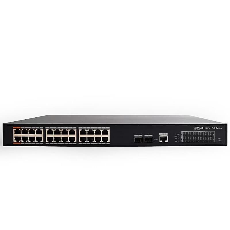 Dahua 24-Port Gigabit PoE Network Switch CN plug (adapter included)