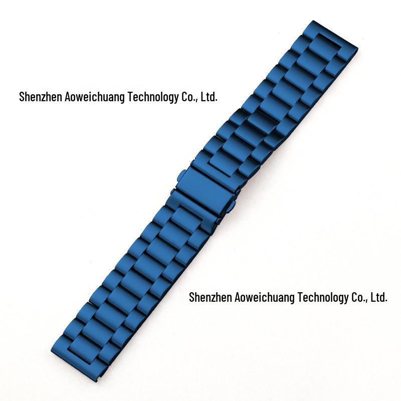 Universellt Metall Rostfritt Stål Klockarmband för Apple, Samsung, Huawei