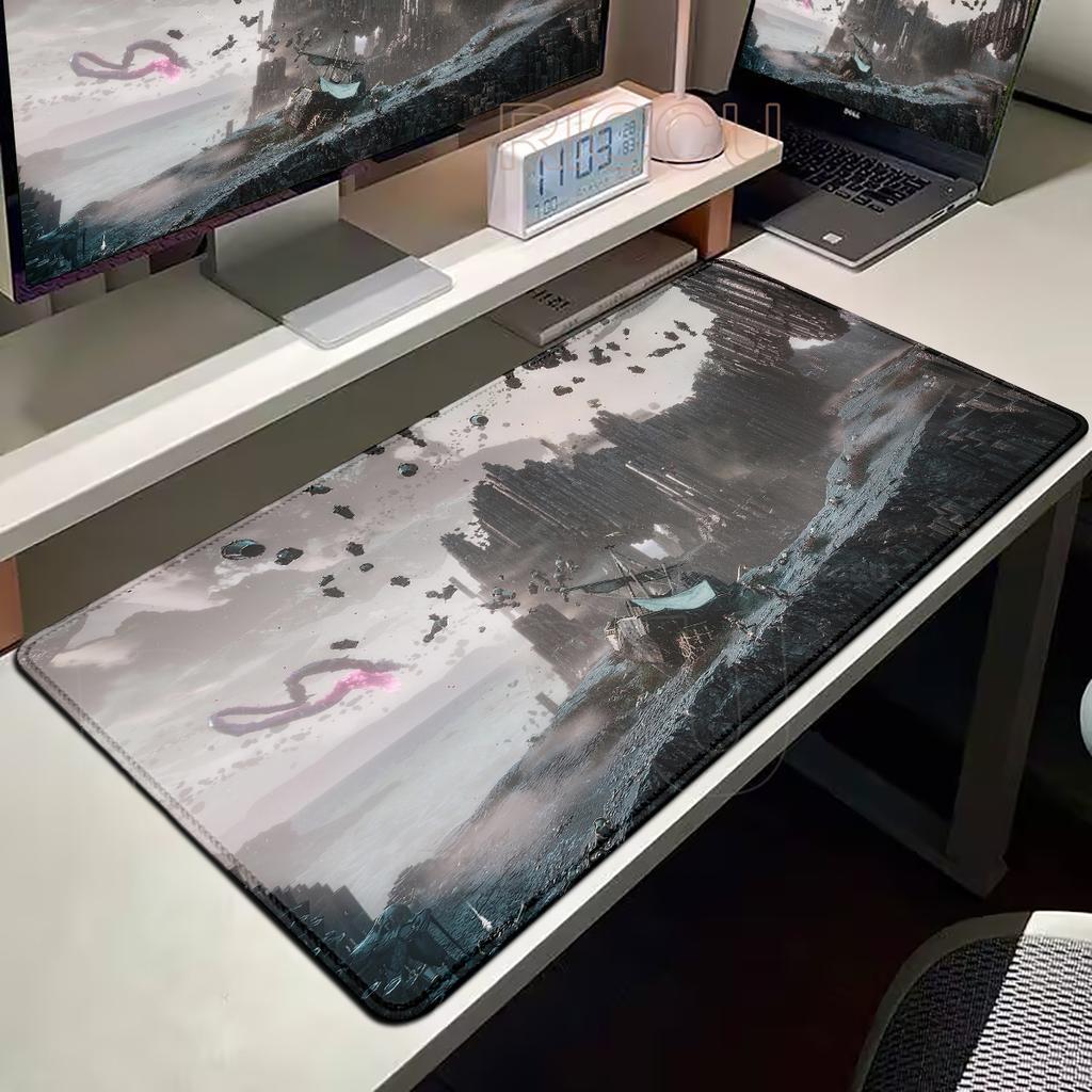 Clair Obscur Expedition 33 Podkładka pod mysz Klawiatura Mata na mysz Duża Podkładka pod mysz dla graczy Akcesoria do gier Szafka PC XXL Maty na biurko 90x40CM