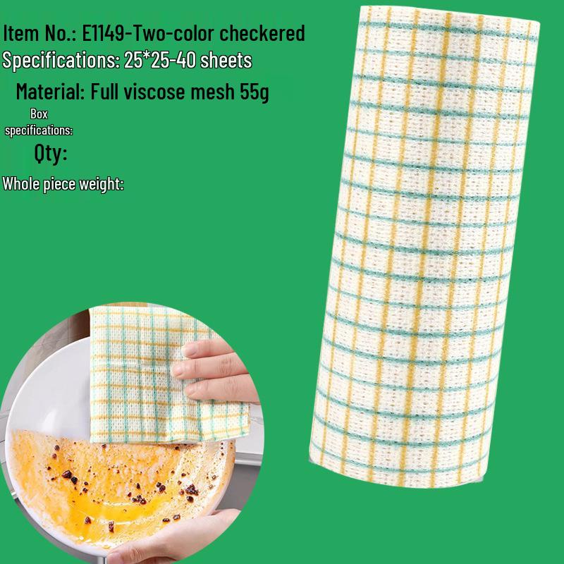 Lavete de bucătărie dublu uz fără scame - Neabsorbante, ușor de curățat, celuloză de lemn de culoare naturală.