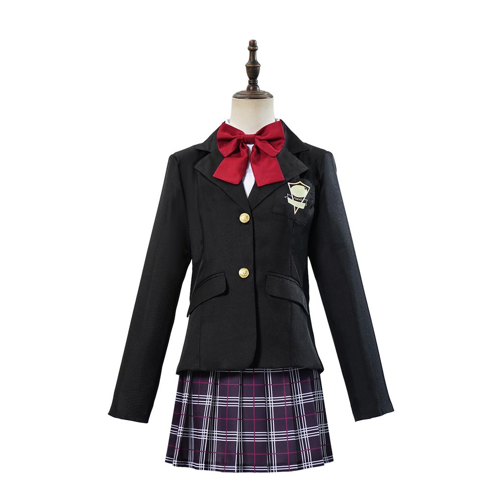 Costume Cosplay Gogo Yubari, Abito di Halloween in Stile Scolastico Kill Bill per il Palco