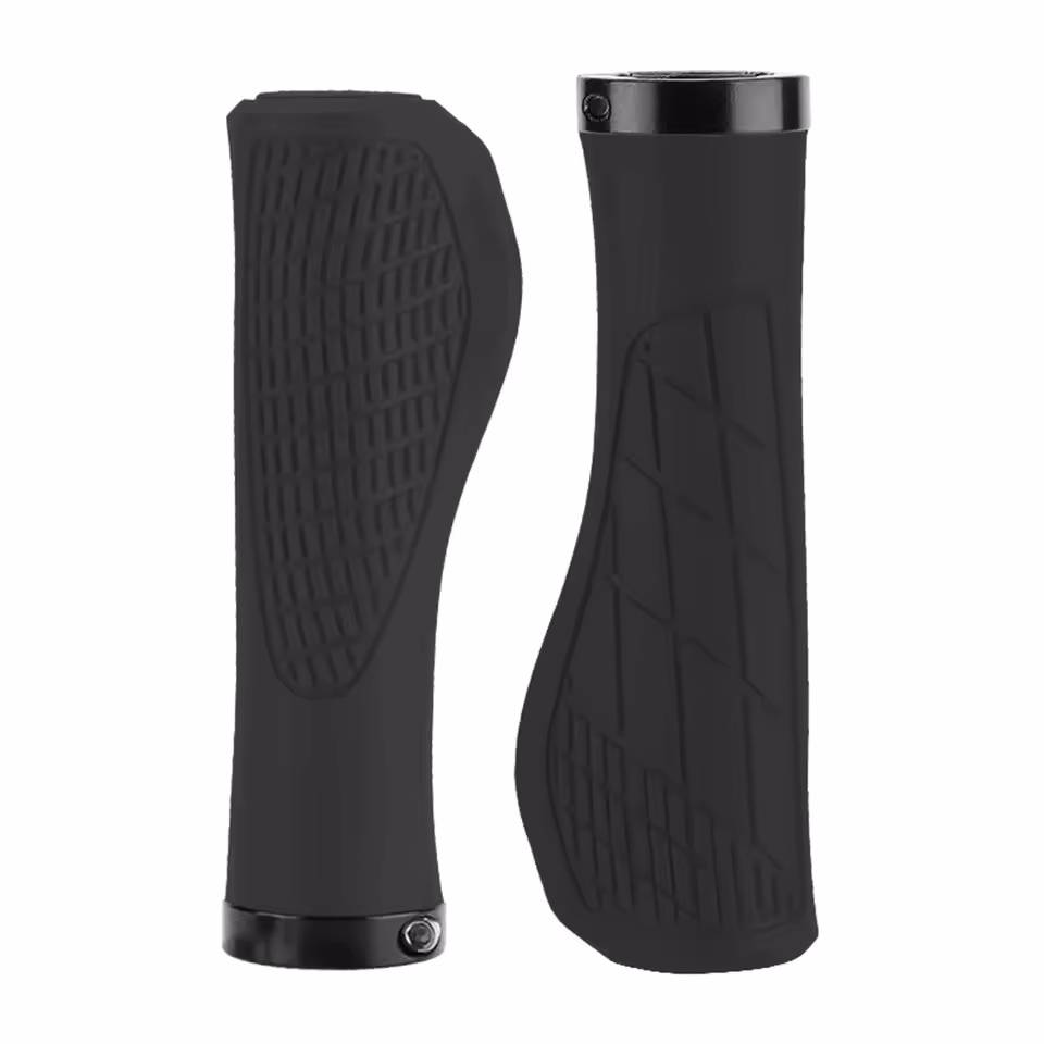 1Pair MTB Bicycle Grips Shockproof Bike Handlebar Cover Anti-Slip Lockable Grips Ergonomic Cycling Rubber Ball Handle Grips