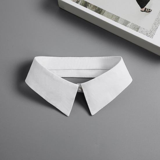 Guler și Manșete False pentru Femei, Guler de Cămașă Alb Detasabil, Manșete de Mânecă pentru Birou, Afaceri, Ocazii Formale